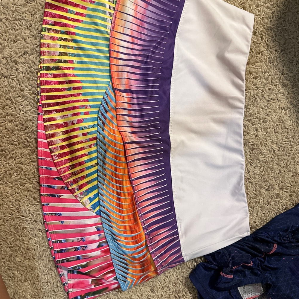 lucky in love tennis skirt